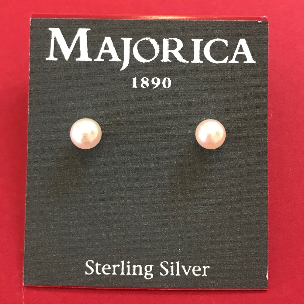 MAJORICA Pearl Stud Earrings